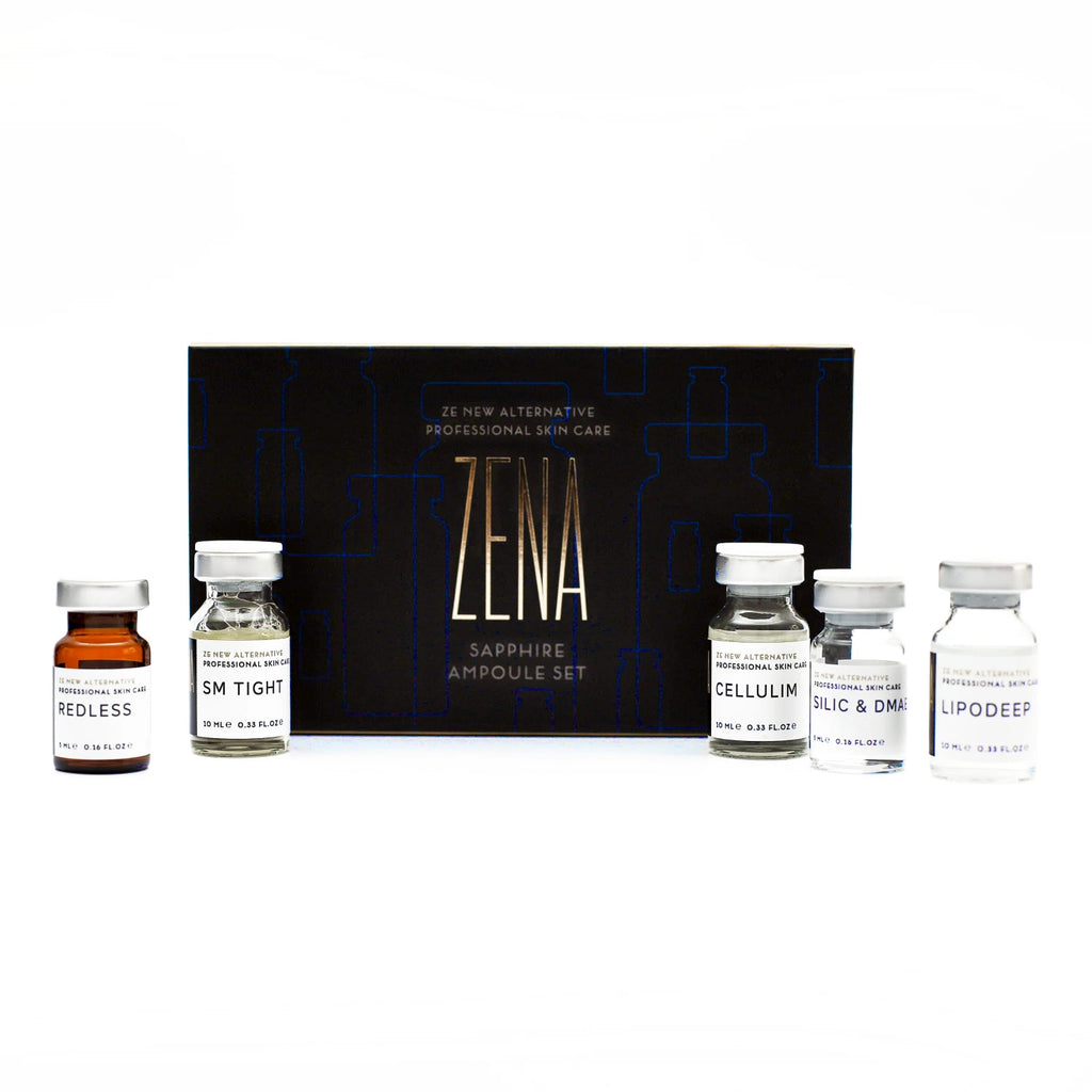 Sapphire Ampoule Set: One Professional Ampoule Set. Five Targeted Solutions.