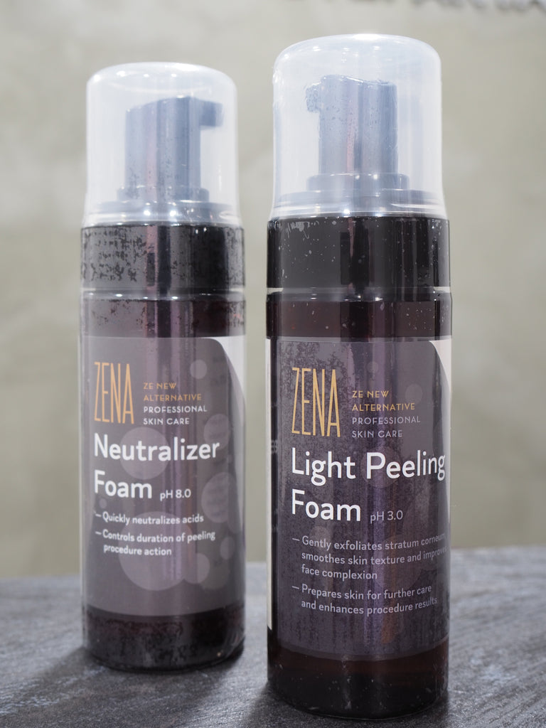 LIGHT PEELING FOAM AND NEUTRILIZER FOAM