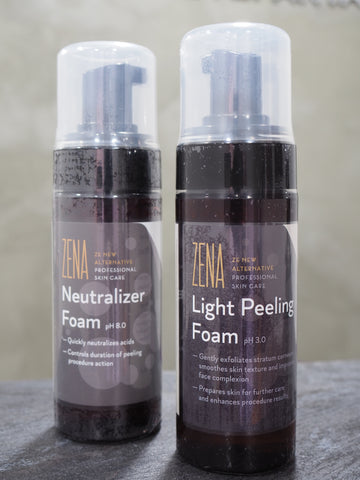 LIGHT PEELING FOAM AND NEUTRILIZER FOAM